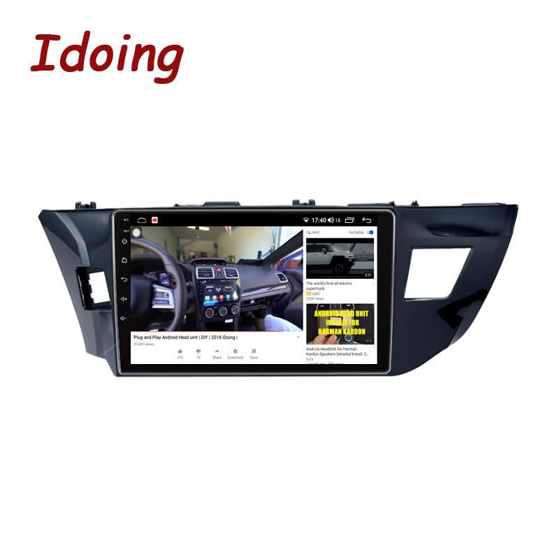 Idoing Head Unit for Toyota Corolla 2012-2016  *Wireless Apple CarPlay & Android Auto