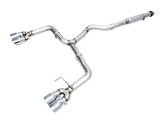 AWE Tuning 2023 Civic Type R FL5 Touring Edition Exhaust w/ Triple Chrome Silver Tips | 3015-52287