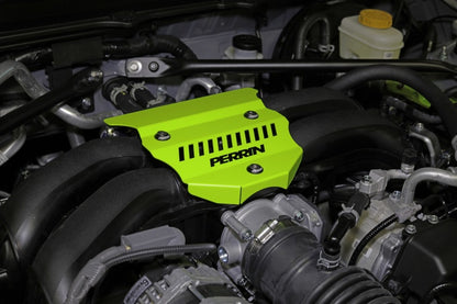 Perrin 2022+ BRZ / GR86 Engine Cover - Neon Yellow Wrinkle | PSP-ENG-162NY