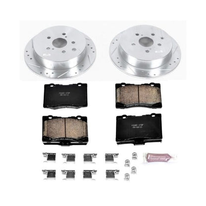 Power Stop Rear Z23 Evolution Sport Brake Kit Lexus RX350 2010-2015 / RX450h 2010-2015 / Toyota Sienna 2011-2020 / Highlander 2014-2019 | K5864