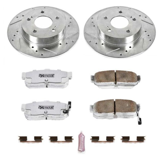 Power Stop Rear Z26 Street Warrior Brake Kit Infiniti I30 1996-2001 / Nissan Maxima 1995-2001 | K1168-26