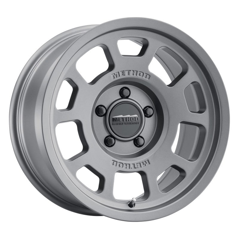 Method MR705 17x8.5 0mm Offset 5x150 110.5mm CB Titanium Wheel | MR70578558800