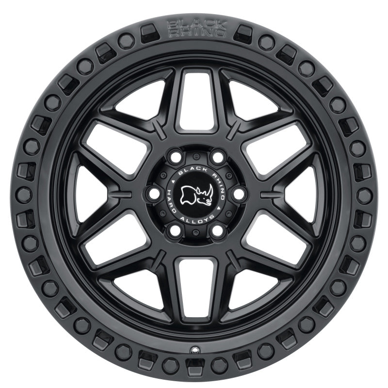 Black Rhino Kelso 17x9.0 5x114.3 ET-18 CB 76.1 Matte Black w/Black Bolts Wheel