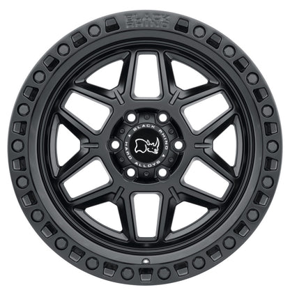 Black Rhino Kelso 17x9.0 5x114.3 ET-18 CB 76.1 Matte Black w/Black Bolts Wheel