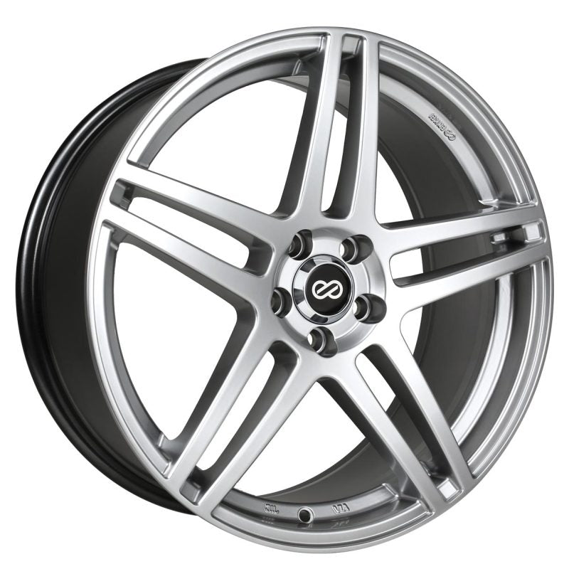 Enkei RSF5 16x7 45mm Offset 5x114.3 Bolt Pattern Hyper Silver Wheel