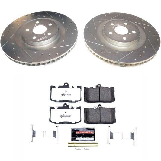 Power Stop Front Z26 Street Warrior Brake Kit Lexus GS300 2018-2019 / GS350 2013-2020 / RC200t 2016-2017 / RC300 2016-2020 / RC350 15-2020 | K8418-26