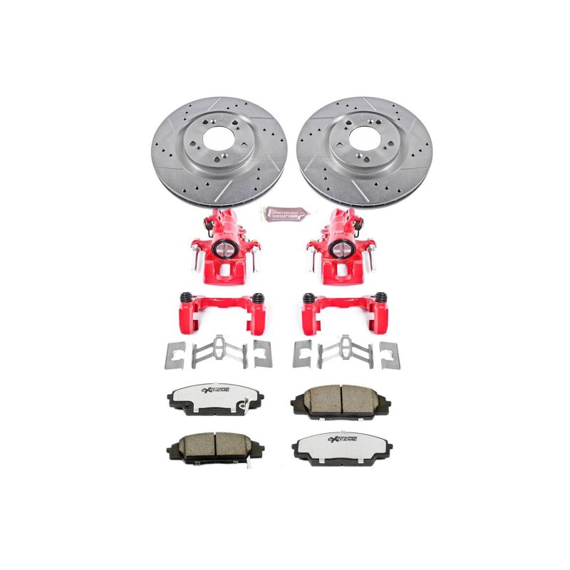 Power Stop Front Z26 Street Brake Kit w/ Calipers Honda S2000 2000-2009 | KC2276-26