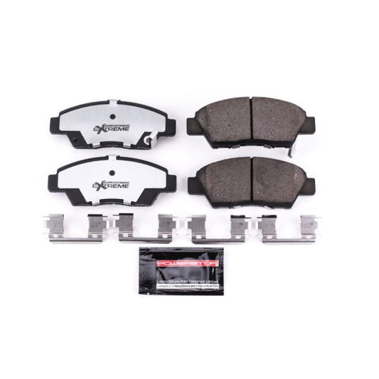 Power Stop Front Z26 Extreme Street Brake Pads w/ Hardware Honda CR-Z 2011-2015 / Fit 2009-2020 | Z26-1394