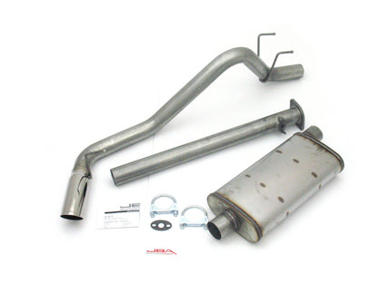 JBA Performance Exhaust 2 1/4" Stainless Steel Cat-Back Exhaust System Short Bed Toyota Tacoma Xtra Cab 2000-2004 | 40-9015