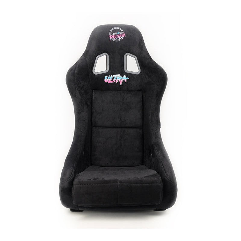 NRG FRP Bucket Seat ULTRA Edition - Medium | Black Alcantara/Gold Glitter Back