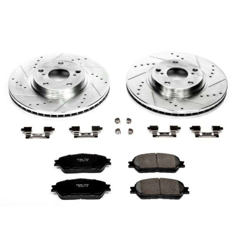 Power Stop Front Z23 Evolution Sport Brake Kit Lexus ES330 2004-2006 | K1141