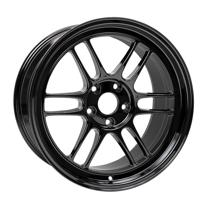 Enkei RPF1 18x9.5 5x114.3 38mm Offset 73mm Bore Gloss Black Wheel