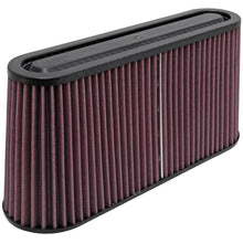K&N Air Filter Carbon Fiber Top & Base Oval FLG 12x3-1/2in B / 11x2-1/2in T / 5-3/4in H Universal | RP-5105