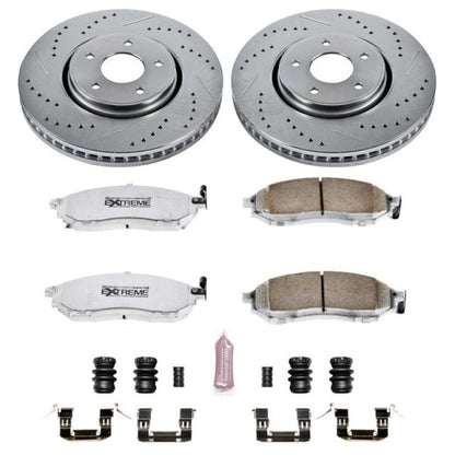 Power Stop Front Z26 Street Warrior Brake Kit Infiniti FX35 2005-2012 / FX45 2005-2008 / FX37 2013 / QX70 2014 | K5264-26