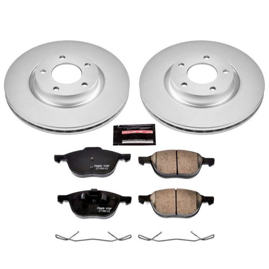 Power Stop  Front Z17 Evolution Geomet Coated Brake Kit Mazda 3 2004-2013 / 5 2006-2015 | CRK125