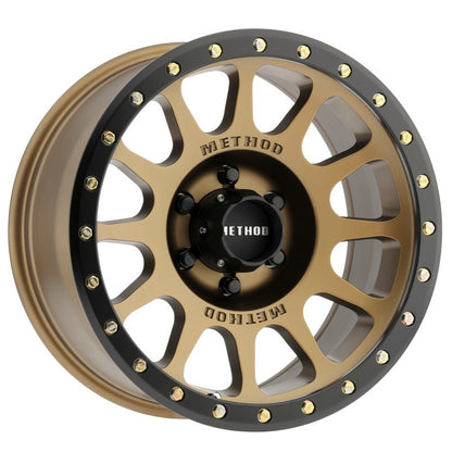 Method MR305 NV 20x9 +18mm Offset 6x135 94mm CB Method Bronze/Black Street Loc Wheel
