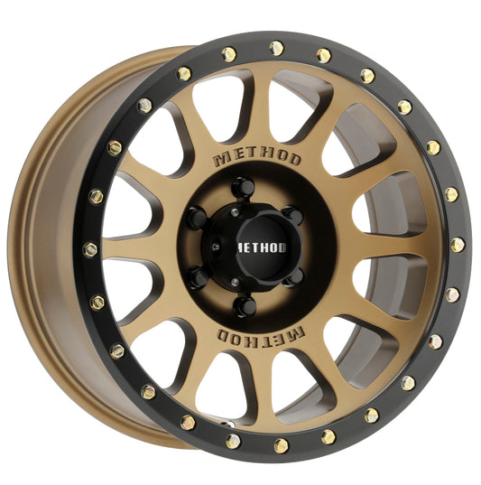 Method MR305 NV 20x10 -18mm Offset 6x5.5 108mm CB Method Bronze/Black Street Loc Wheel | MR30521060918N