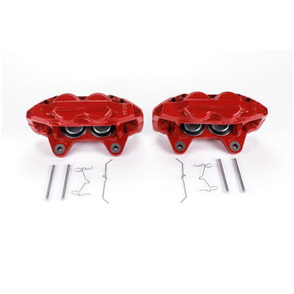 Power Stop Front Red Calipers w/o Brackets Pair Lexus GX460 2010-2015 / Toyota 4Runner 2010-2015 | S6278