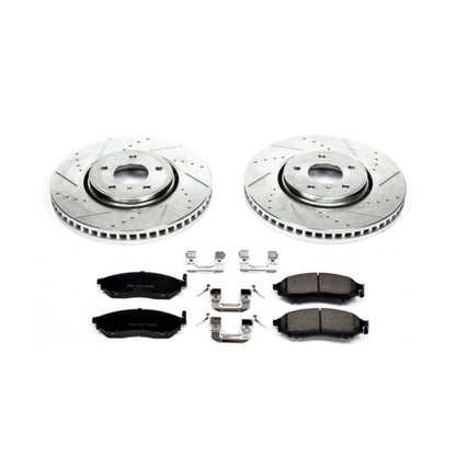 Power Stop Front Z23 Evolution Sport Brake Kit Infiniti FX35 2005-2012 / FX45 2005-2008 / FX37 2013 / QX70 2014 | K5264