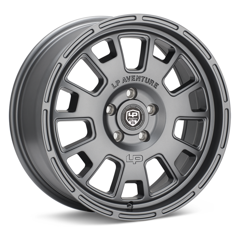 LP Aventure LP7 18x8 5-114 ET45 Light Grey Wheel Universal | LP7188511445LG