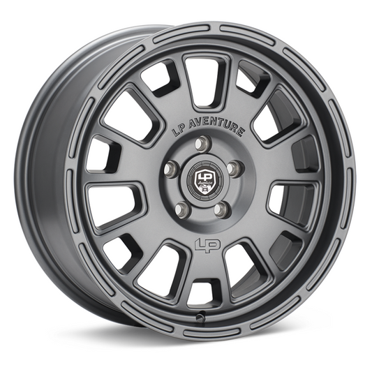 LP Aventure LP7 17x8 5-114 ET20 Light Grey Wheel Universal | LP7178511420LG