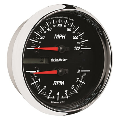 Autometer Pro-Cycle Gauge Tachometer/Speedometer 4 1/2in 8K Rpm/120 Mph Black Universal | 19466