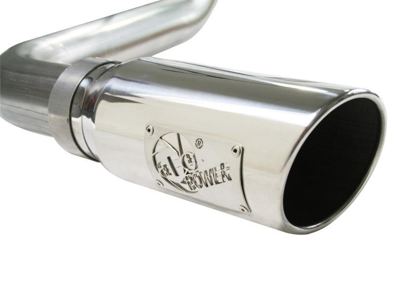 aFe MACHForce XP Exhaust Cat-Back SS-409 w/ Polished Tip Toyota Tundra V8-5.7L 2007-2009 | 49-46006-P