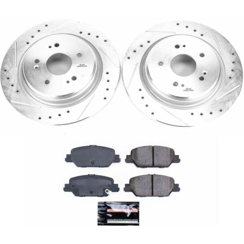 Power Stop Rear Z23 Evolution Sport Brake Kit Honda CR-V 2017-21 | K7528