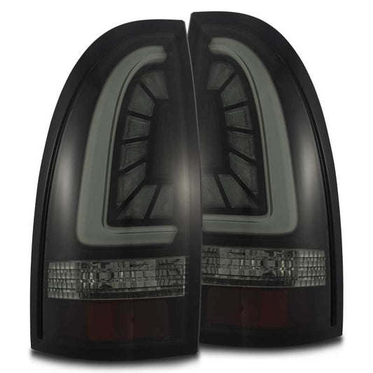 AlphaRex PRO-Series LED Tail Lights Jet Black Toyota Tacoma 2005-2015 | 680030