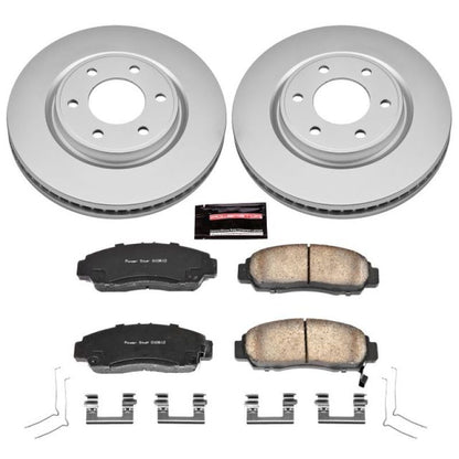 Power Stop Front Z17 Evolution Geomet Coated Brake Kit Infiniti QX56 2011-2013 / QX80 2014-21 / Nissan Armada 2017-21 | CRK6321