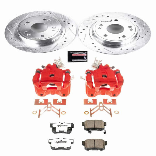 Power Stop Rear Z26 Street Warrior Brake Kit w/ Calipers Honda Accord 2005-2007 | KC3128-26