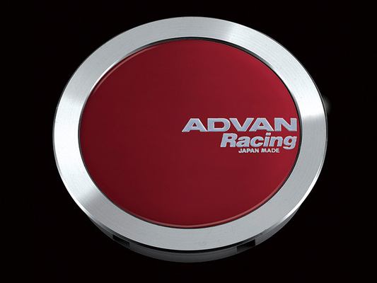 Advan 63mm Full Flat Centercap - Candy Red