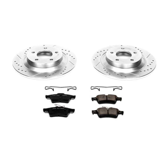 Power Stop Rear Z23 Evolution Sport Brake Kit Mazda 5 2008-2015 | K5842