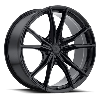 Black Rhino Zion 20x9.0 5x114.3 ET35 CB 76.1 Gloss Black Wheel