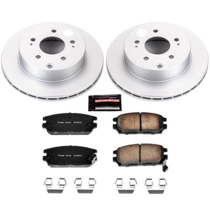 Power Stop Rear Z17 Evolution Geomet Coated Brake Kit Mitsubishi Eclipse 2006-2012 / Galant 2007-2009 | CRK3079