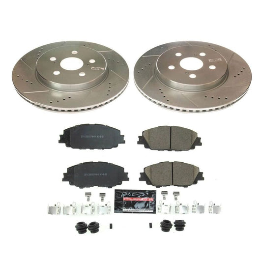 Power Stop Front Z23 Evolution Sport Brake Kit Toyota Corolla 2019-21 | K8328