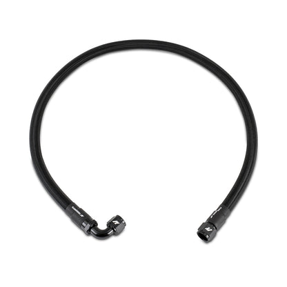 Mishimoto 3Ft Stainless Steel Braided Hose w/ 10AN Straight/90 Fittings Black Universal | MMSBH-10-3BK