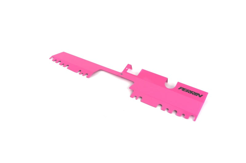 Perrin 15-21 WRX/STI Radiator Shroud (With OEM Intake Scoop) - Hyper Pink | PSP-ENG-512-4HP