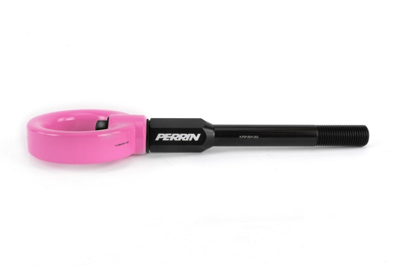 Perrin 02-24 WRX / 04-21 STI Front Tow Hooks Hyper Pink | PSP-BDY-230HP