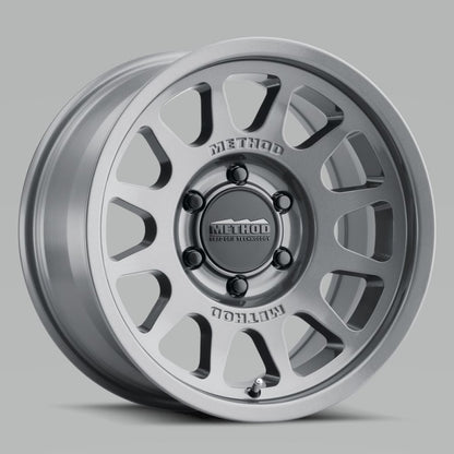 Method MR703 17x7.5 +50mm Offset 6x130 84.1mm CB Gloss Titanium Wheel | MR70377563850