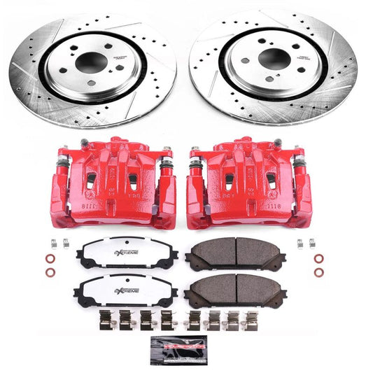 Power Stop Front Z36 Truck & Tow Brake Kit w/ Calipers Lexus RX350 2016-2018 / RX450h 2016-2020 | KC7688A-36