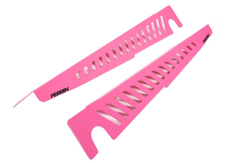 Perrin 22-24 Subaru WRX Fender Shroud Set - Hyper Pink | PSP-ENG-551HP