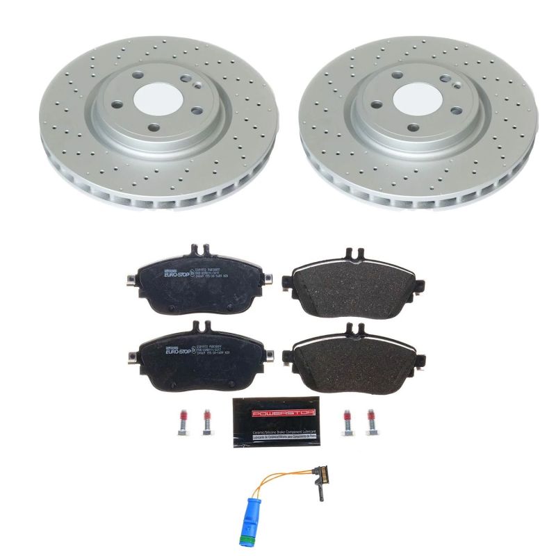 Power Stop Front Euro Stop Brake Kit Infiniti QX30 2017-2019 | ESK8266