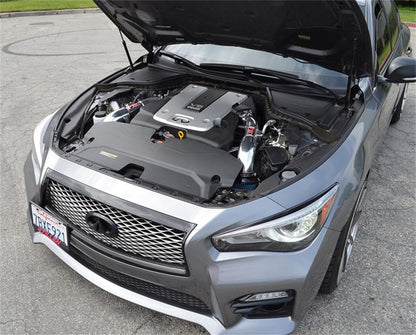 Injen Black Dual Short Ram Intake w/ MR Techn and Heat Shields Infiniti Q50 V6-3.7L 2014-2015 | SP1999BLK