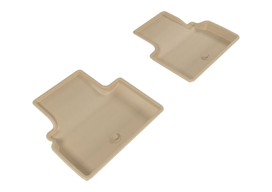 3D MAXpider 2014-2020 Infiniti Q50/Q60 Kagu 2nd Row Floormats - Tan