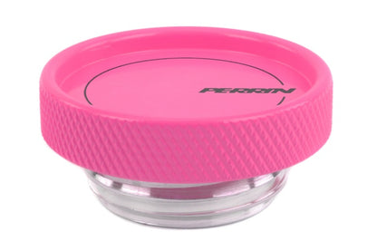 Perrin Oil Cap Round Style Hyper Pink Most Subaru Models | PSP-ENG-711HP