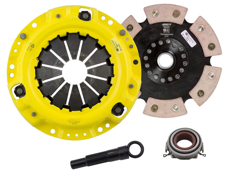 ACT HD/Race Rigid 6 Pad Clutch Kit Toyota Corolla 1986-1991 / MR2 1985 / Paseo 1992-1998 / Tercel 1991-1998 | TL2-HDR6