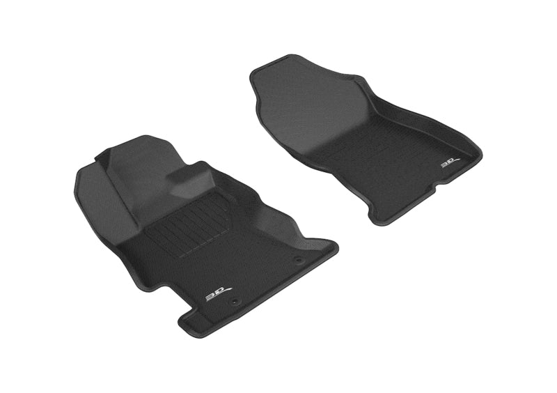 3D MAXpider 17-19 Impreza/Crosstrek Kagu 1st Row Floormat - Black | L1SB02211509