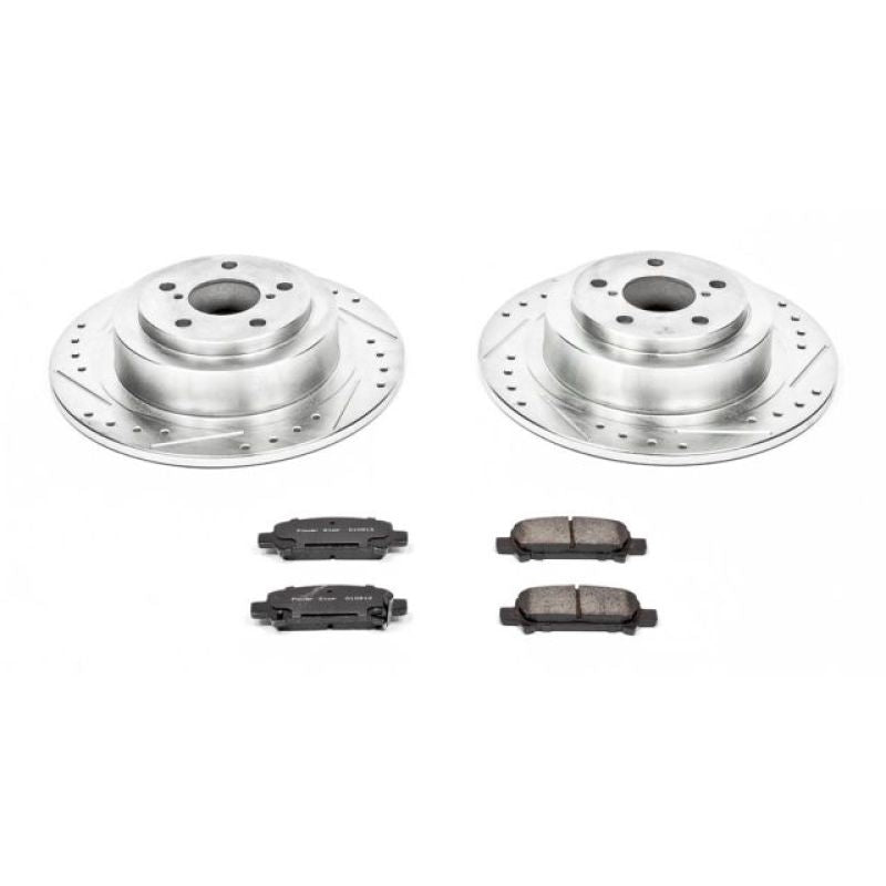 Power Stop 03-06 Subaru Baja Rear Z23 Evolution Sport Brake Kit | K3124