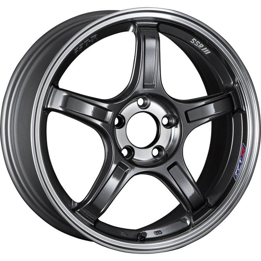 SSR GTX03 18x7.5 5x100 38mm Offset Black Graphite Wheel